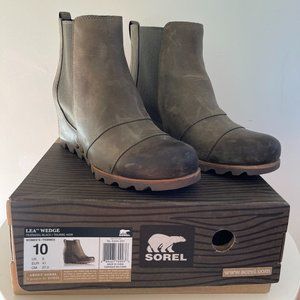 SOREL Lea Wedge, Peatmoss Women's 10